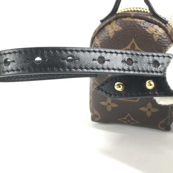 LOUIS VUITTON Brown Monogram Canvas Charm Bracelet